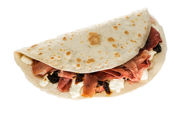 piadine La Piadina con Prosciutto di Parma, squacquerone e fichi caramellati